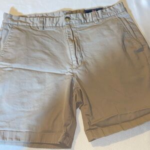 Vineyard Vines Tan Flat Front Men Shorts